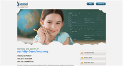 Desktop Screenshot of k12.excelindia.com