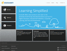 Tablet Screenshot of excelindia.com
